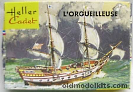 Heller 1/500 L'Orgueilleuse Brig of War 'Cadet' Series, L 075 plastic model kit